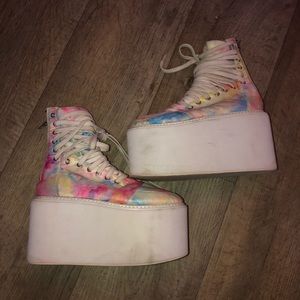 UNIF tie dye nobody platforms